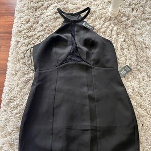 Express High Neck With lace on bodice Dress size large